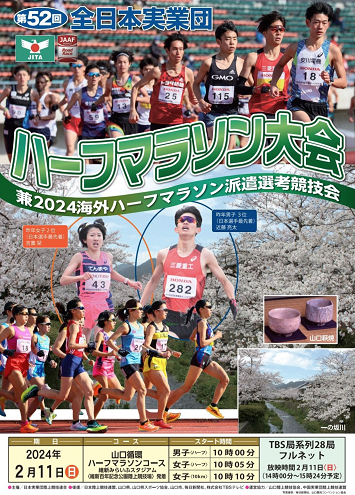 全日本実業団ハーフマラソン2024