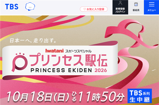 プリンセス駅伝2026
